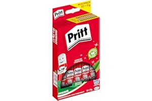 Pritt Colla stick, sicura e adatta ai bambini per arti mestieri, forte scuola ufficio, 10x 11 g