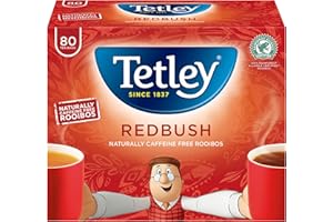 Tetley Redbush Lot de 80 sachets de thé