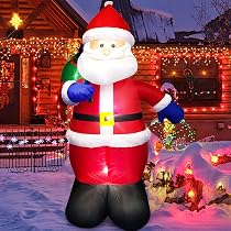Bonhomme De Neige Gonflable Noël 150 Cm - LED Intégrées - Pour Intérieur Et Extérieur