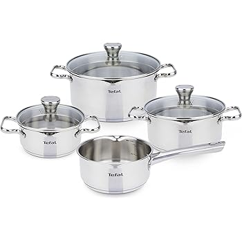 Tefal A705A834 Duetto Topfset 7-teilig, induktionsgeeignet