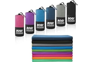 ‎BOGI BOGI Mikrofaserhandtuch, schnell trocknend, weich, leicht, Fitness-Handtuch, super saugfähig und ultrakompakt, Mikrofaser Handtuch