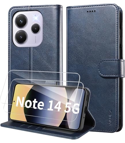 GOKEN Cover per Xiaomi 15T - Custodia Libro Magnetica Cerniera Portafoglio in Pelle PU con Calamita, Silicone Antishock e Supporto Pieghevole - Nero