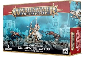 WARHAMMER AGE OF SIGMAR Games Workshop - Edad de Sigmar: Stormcast - Caballero Judicador con Gryph-Hounds