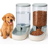 Edipets, Dispenser for Cats and Dogs, Food and Water, Pack of 2, Automatic, 3.8 L each, Feeder, Feeder and Drinker for Pets (