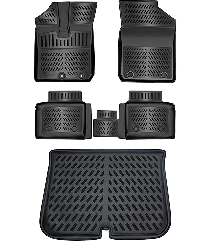 Dacia Spring 2025 ELMASLINE Set Di Tappetini In Gomma 3D E Vasca