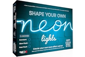 RED5 Multifunction Shape Your Own Neon Effect Light at Home Glow Wire Kit Set