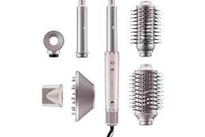 Ufesa Moldeador de Cabello Pro Glam Twist 7 en 1 con Motor Digital Brushless, Sistema Coanda, Revestimiento Cerámico, Generador de Iones y Accesorios Profesionales