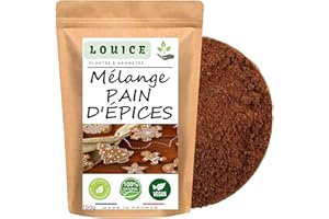 LOUICE Mélange Pain d'épices Bio - Délice Gourmand pour une Pause Douceur - Sachet Fraîcheur - Assaisonnement Sain pour un Plaisir du Pain d'Épices à Chaque Bouchée (100)