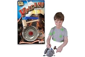 DIG & DISCOVER - Wykopaliska wulkanów Deluxebase. Niesamowity zestaw do kopania wulkanów dla chłopców i dziewcząt.