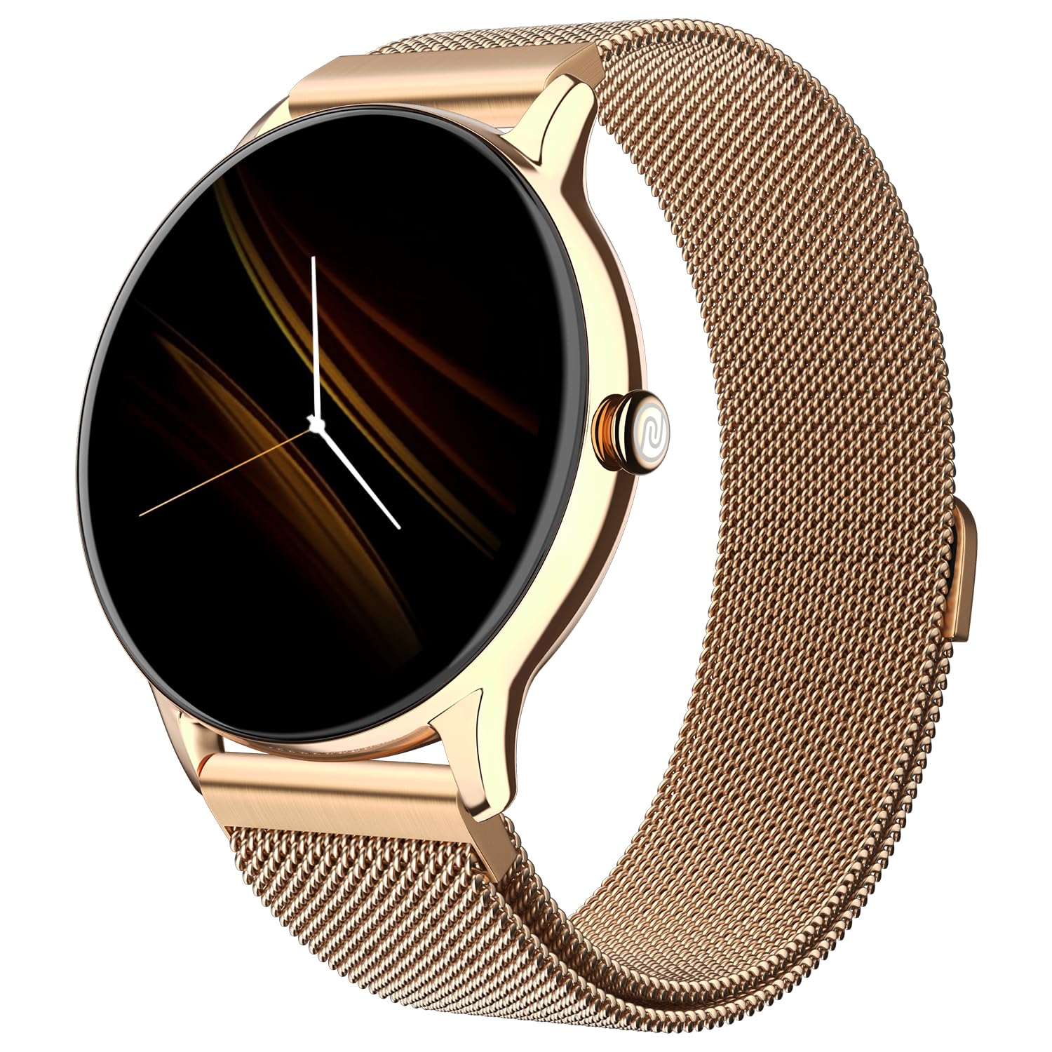 Noise Twist Go Bluetooth Calling Smart Watch for Women with Sleek Metal Dial, Glossy Finish, 1.39