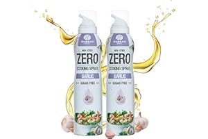 RABEKO PRODUCTS Rabeko Zero spray de cuisson faible en calories | AIL | 800 portions, 2 kcal par pulvérisation | Spray pour frire, griller et cuire | sans additifs, sans sucre | sans gluten ni lactose 2 x 200ml