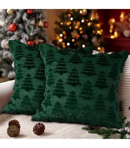 Roze kerstdecoratie: kerstkussens & plaids
