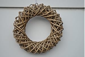 Kunert-Keramik Door Wreath, Table Wreath, Willow Wreath, Very Sturdy, 40 cm