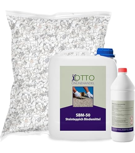 Terralith Steinteppich Marmor-Set - Für 1qm Außenbereich In Grau, Körnung Fein 2-4mm