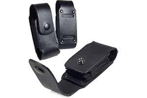 TUFF LUV Genuine Leather Case Sheath Pouch for Leatherman Charge/Charge TTI - WP951 - Black