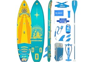 iTAOSTAR Deska do wiosłowania dla początkujących, 86 cm/89 cm, bardzo szeroka, nadmuchiwana deska SUP z kompletnymi akcesoriami, uniwersalna deska surfingowa do jogi