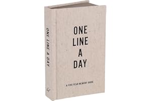 CHRONICLE BOOKS Canvas One Line a Day: A Five-Year Memory Book