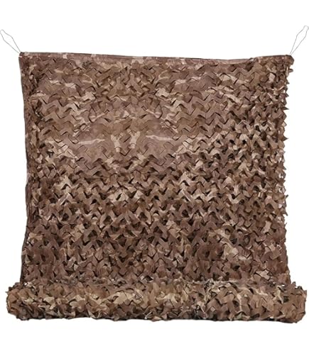Filet Camouflage Militaire 6x4 M – Tissu Oxford 150D Résistant – Pour Chasse, Camping, Jardin, Décoration Extérieure – Coupe-soleil, Intimité, Protection