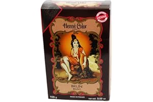 YUMIBIO Sitarama Henne Bruno Polvere Tintura Naturale EcoBio 100 Grammi