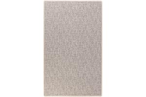 Floordirekt Alfombra de pasillo alto, venta por metros, alfombra de pasillo de cocina, pasillo a medida, alfombra de salón o pasillo (plata, 80 x 600 cm)