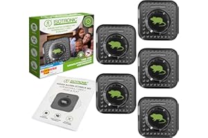 ISOTRONIC Repellente per topi | Spina a ultrasuoni | Dissuasore per roditori | Con luce notturna | Senza veleno e sostanze chimiche | Sicuro per persone e animali domestici | Confezione da 5