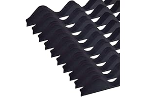 MOLAN 10 x Black Corrugated Sheet Foam Filler Eaves Purlin Roof Closure