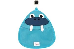 3 Sprouts - Kosz do przechowywania kąpieli - Urządzenie do przechowywania prysznica, niemowląt i zabawek, Morse