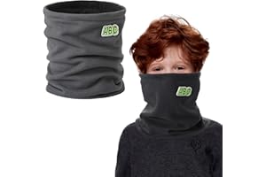 TAGVO Winter Kids Neck Warmer, Microfleece Neck Gaiter for Boys & Girls 4-10 Years, Multi-function Windproof Ski Mask for Outdoor Activities