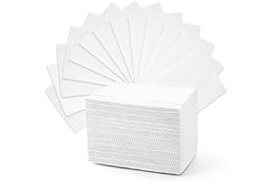 Annhua Dental Bibs 60 PCS Disposable Tattoo Bibs, 13" x 18" Waterproof Dentist Bibs 3 Ply Dental Sheets for Tattoo| Dental Clinic| Patient Feeding - White