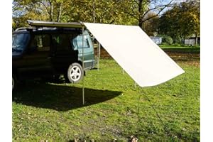 ‎PRIME TECH Prime Tech Tarp - Erweiterung zur Fahrzeug-Markise 200 cm in beige – Diverse Farben