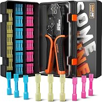 SOELINE Set Di Connettori Elettrici, 6 Tipi [0,25-2,5²] Faston - 5