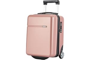 Bontour CabinOne WizzAir/Vueling/Volotea Bagage à Main 40x30x20 cm 2 Roues (Or Rose)