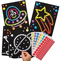 Pack De 8 Animales Del Bosque Para Decorar Con Adhesivos Circulares, Manualidad Creativa Para Niños, Ideal Para Otoño Y Fiestas | Baker Ross