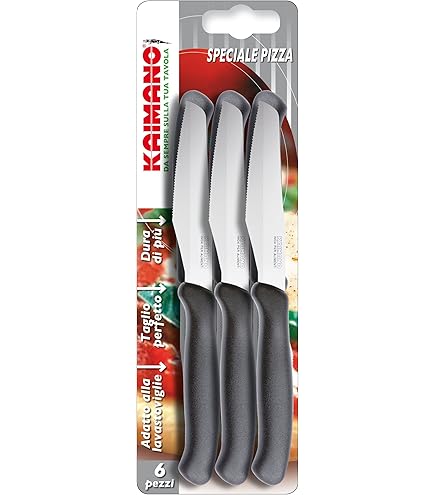 Coltello Pizza Dinamik Fiskars - 6 Pezzi, Lama In Metallo, Taglio Preciso - Foto 9