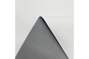 I WANT FABRIC Catalan Scrim Foam Backed Leatherette Vinyl CAR HEADLINING Upholstery Fabric Artificial Faux Leather (White)