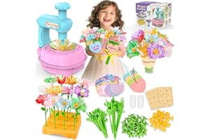Mieryd Kit Lavoretti Creativi per Bambini, Fai Da Te Artigianale Laboratorio dei Fiori, DIY Bouquet Fiori Giocattoli Ragazza Giochi Educativi, Natale Compleanno Regalo Bimba 3 4 5 6 7 8 9 10 Anni