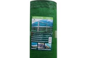FLONATUR Mallas ocultación jardín Verde, 2x10m, Malla sombreo al 90%, Malla jardín Verde y marrón, Varias Medidas