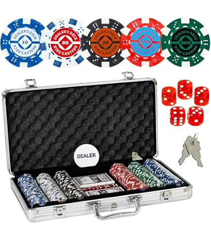 Bicycle Masters 300 8-Gram Clay Composite Poker Chip Set in a