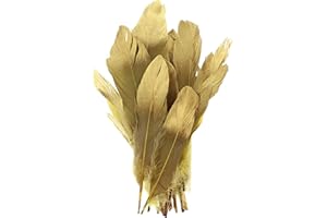 MIJOMA Juego de plumas auténticas para decoración de boda, Navidad, manualidades, máscaras, disfraces de Halloween y carnaval
