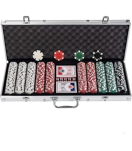 FAKE ACES - Premium 500 Poker Chip Set - Casino-Grade 14g Clay