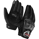 Motorcycle Gloves, Full Finger Breathable Touchscreen Motorcycle Gloves Knuckle Gloves Summer