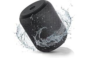 NOTABRICK Bluetooth Speaker, 15W Portable Speakers Bluetooth Wireless V5.0 with Stereo Sound, Extra Bass, IPX67 Waterproof, TWS, 15H Playtime Small Speakers for Home Outdoor Beach Party (Black)