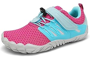 SAGUARO Garçons Filles Chaussures de Trail Respirantes Chaussures Aquatiquess Antidérapantes pour Enfants Taille 24-36 EU