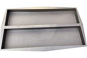 FHONYX stampi in cemento 80x40x5,5cm, Di Lastre, pannello per decking, imitazione del legno, giardino dei prati, decorazione del giardino, percorso, DIY, pavimentazione, riutilizzabile, multifunzione