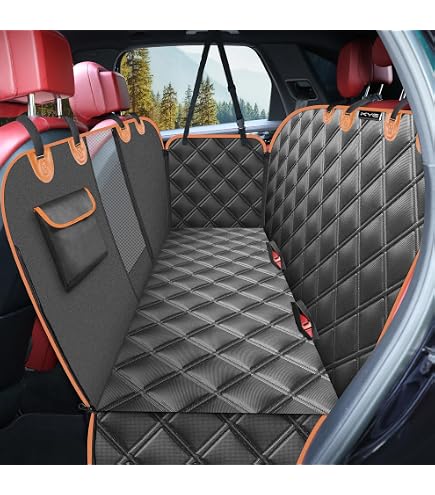 ORNING Truck Dog Hammock With Absorbent Pad - Heavy Duty Back Seat Cover For Dogs In Crew Cab Trucks