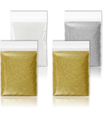 100 G Glitzer-Pulver Set (5x20 G) – Für Basteln, Nägel, Gesicht & Weihnachtsdekoration