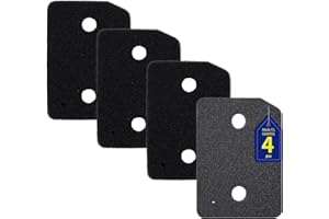 YUKOVEP 4 Stück Trockner Filter für Miele T1 9164761 Wärmepumpentrockner, Fein/Grob 207 x 157 x 30mm Wäschetrockner Sockelfilter, Filter für Miele T1 Ersatzteil(korrektur nach dicke 24 stunden)