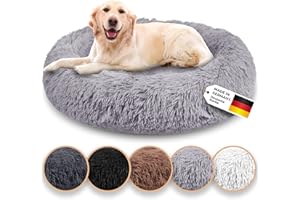 Belune® Hundebett waschbar - [XL, 120cm, Hellgrau] Hundebett Grosse Hunde waschbar, Hundebett mittelgroße Hunde, Hundebett kleine Hunde