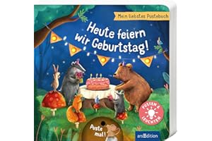 Mein liebstes Pustebuch – Heute feiern wir Geburtstag!: Pusten & leuchten | Hochwertiges Pappbilderbuch mit Pustefunktion und Licht für Kinder ab 18 Monaten