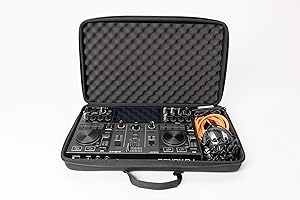 SIMPLY SOUND Magma CTRL - Custodia imbottita per controller DJ Denon Prime Go, Nero , Compatto